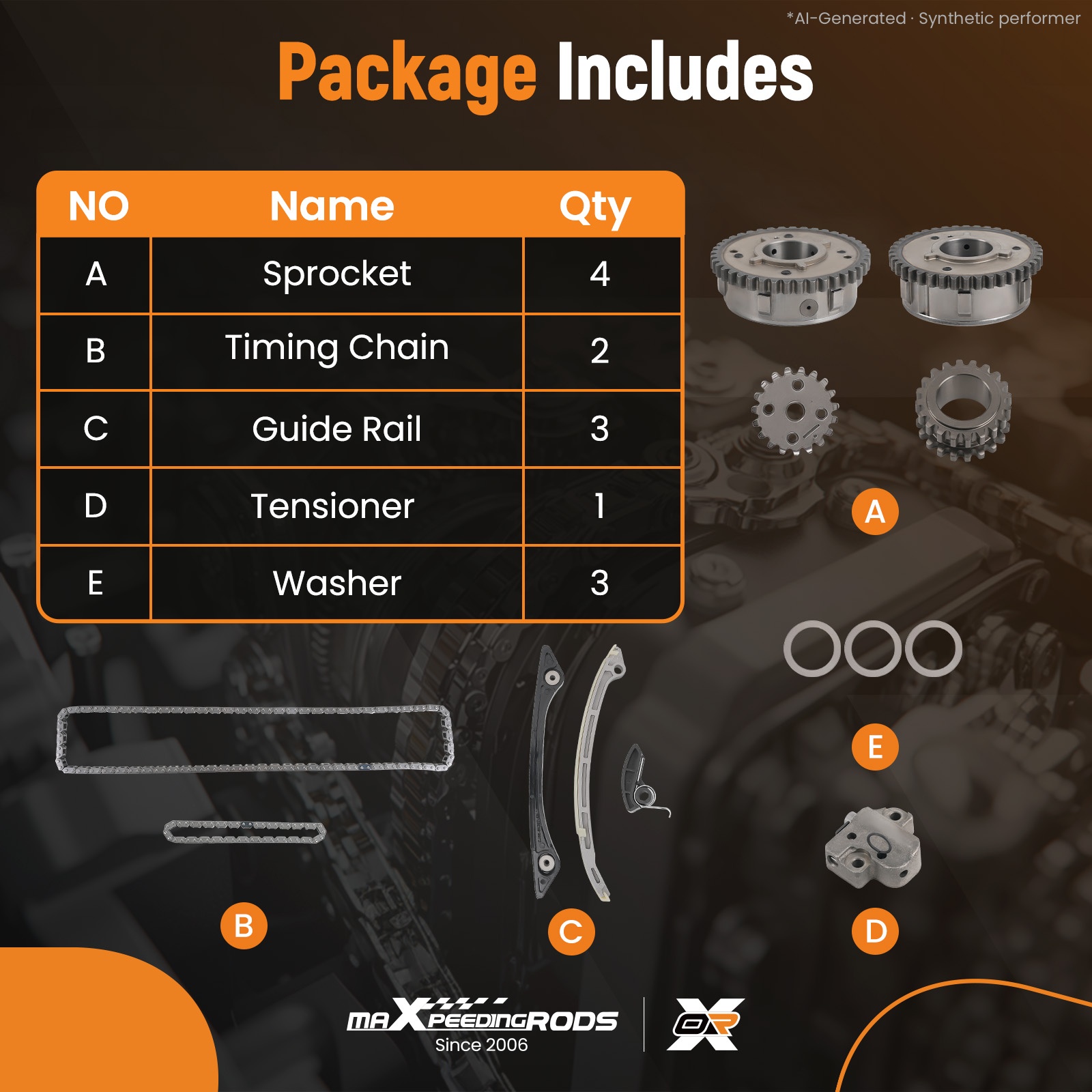 Set Rantai Pengatur Waktu & Gi - Chain Sprocket Set ulasan dan harga