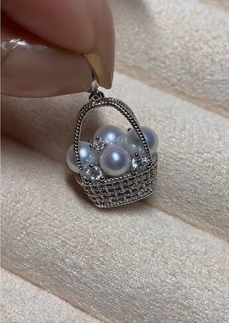 liontin mutiara putih laut sel - 530 Chain ulasan dan harga