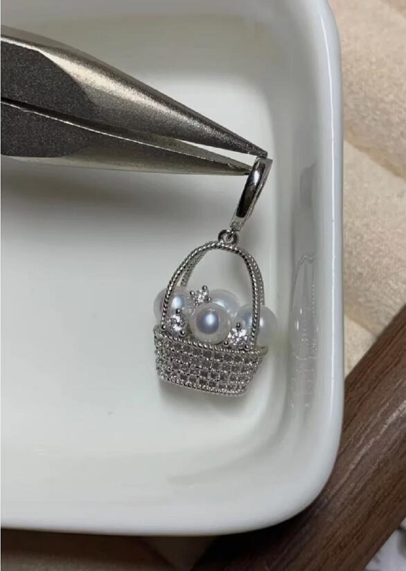 liontin mutiara putih laut sel - 530 Chain ulasan dan harga