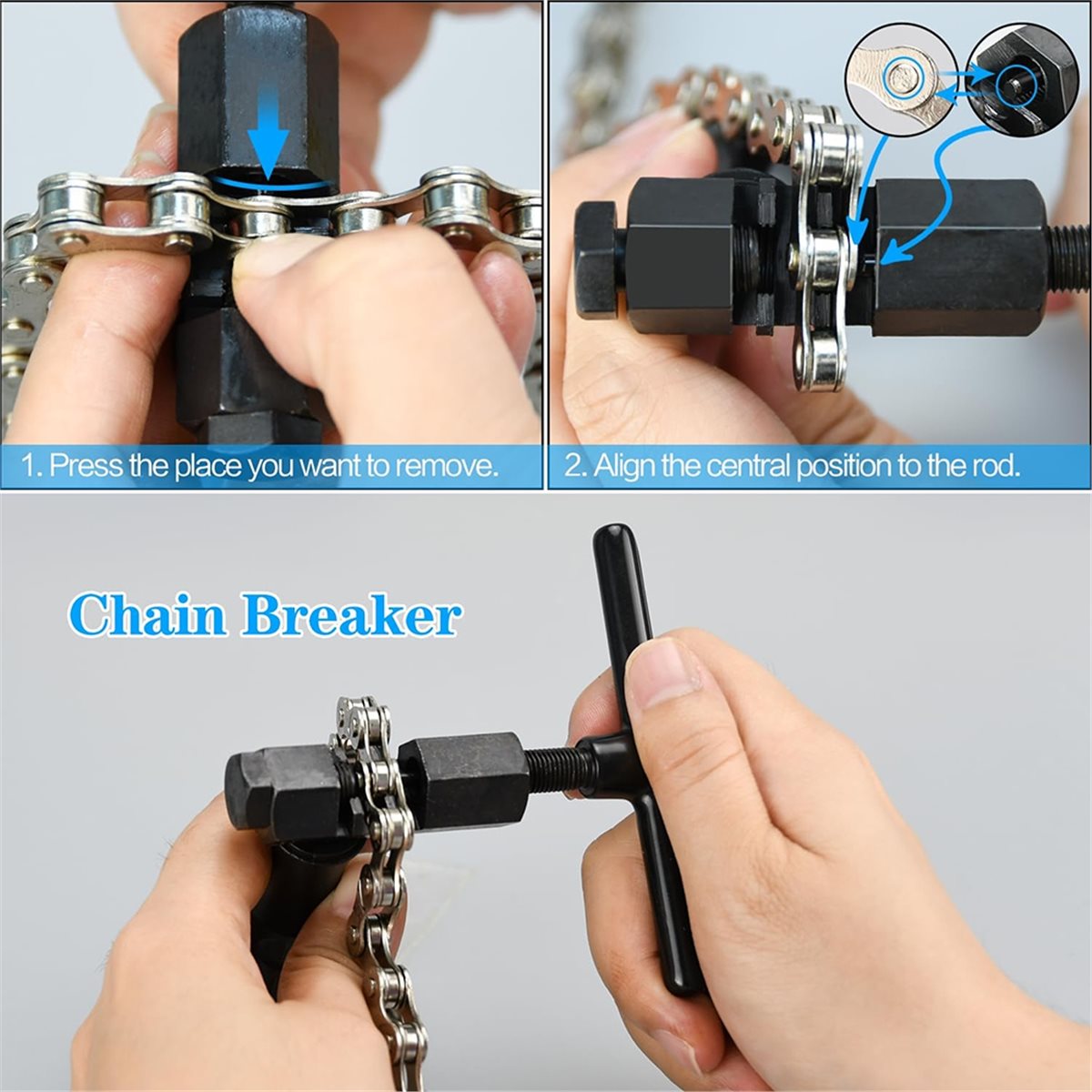 Kit Rantai Sepeda A61P, Kit Pe - Chain Breaker ulasan dan harga