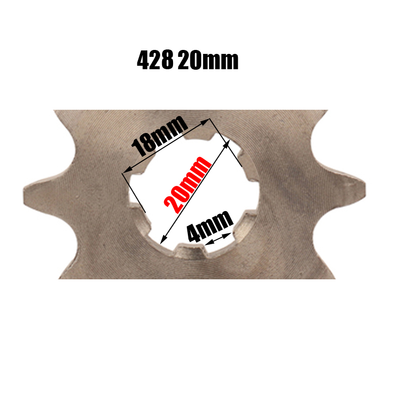 Gigi 10T 428 ID 17mm /20mm spr - 428 Chain ulasan dan harga